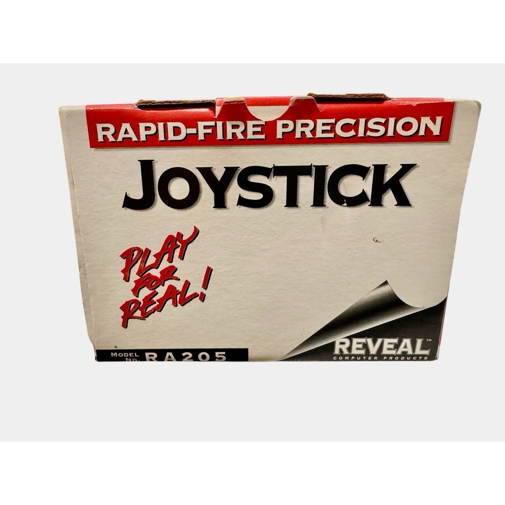Vintage Reveal RA205 Rapid Fire‎ PC Joystick IBM 15 Pin Game Port Retro NIB - Picture 5 of 9